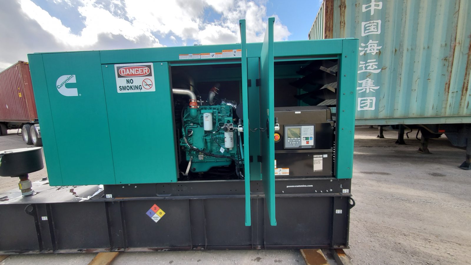 Cummins 125kw C125 Diesel Generator Set 23 Hours In Stock W