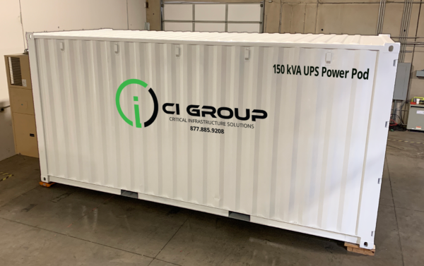 150 kVA Self Contained Outdoor UPS System Rental Power Module 1 1