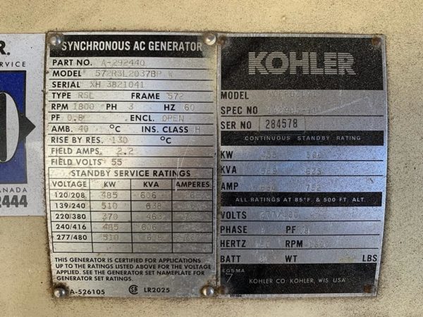 Kohler 500ROZD71 10
