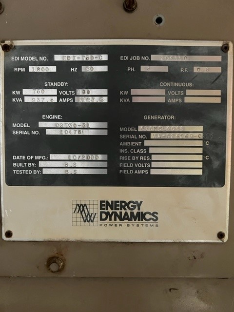 Cummins 750 kw Diesel Generator 6