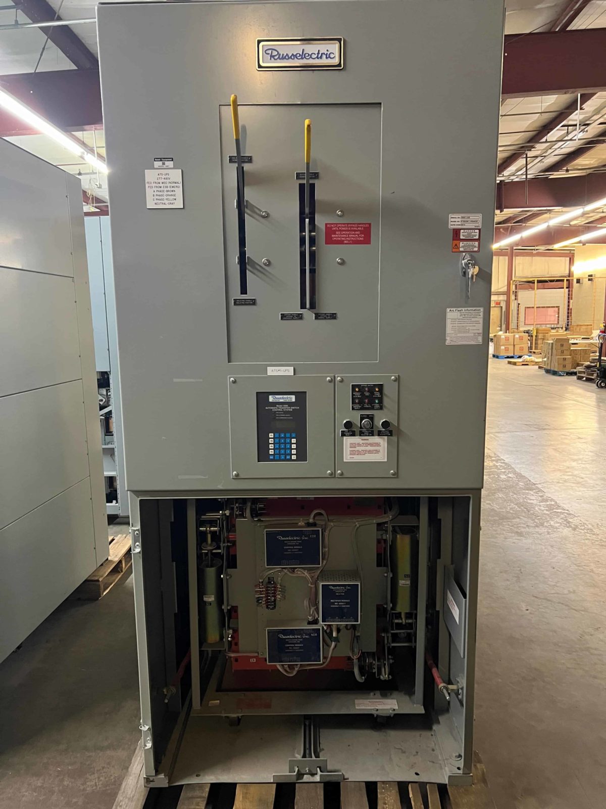 Russelectric 2000a 480v automatic transfer switch ci group
