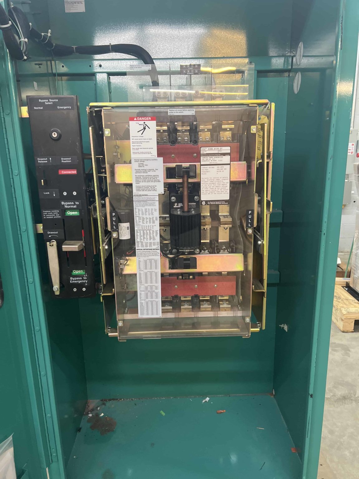 Cummins 400A 480V 4P Automatic Transfer Switch CI Group