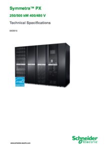 APC SYMMETRA PX 250 500 – Technical Specs pdf