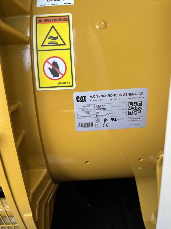 New 2023 CAT D125GC 125 kW Diesel Generator 16 scaled