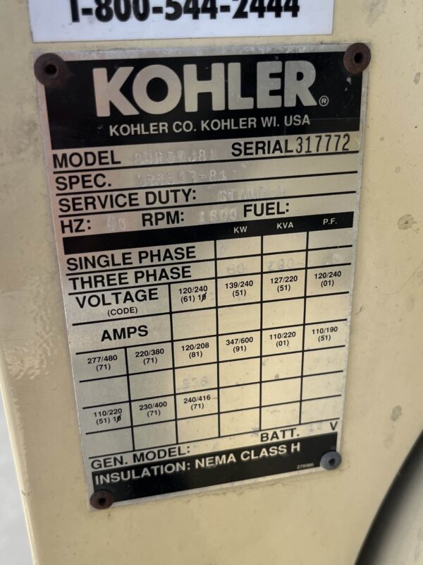 Kohler 80R07J81 80kW Diesel Generator 15 scaled