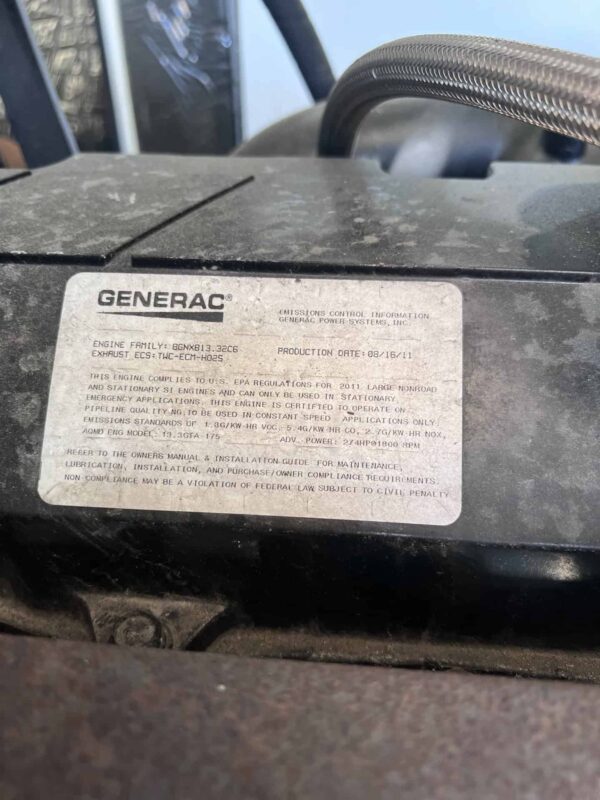 Generac G175LG2 175kW Natural Gas Generator Set 38