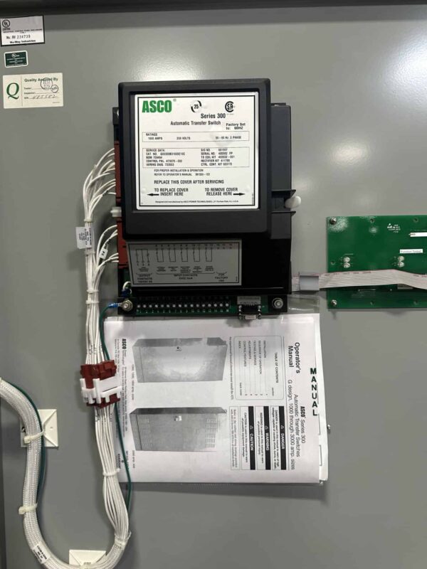 ASCO 300 Series 1600A 208V Automatic Transfer Switch - Image 6