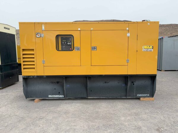 Olympian D200P3 200 kW 208V Sound Attenuated Diesel Generator Set