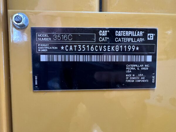 2016 Cat 3516C 2500 kW Sound Attenuated Diesel Generator Set - Image 35