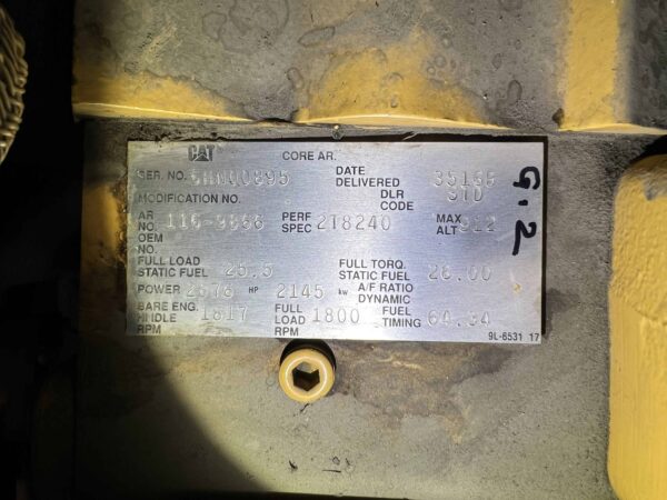 CAT 3516B 2000kW 480V Diesel Generator Set - Image 5