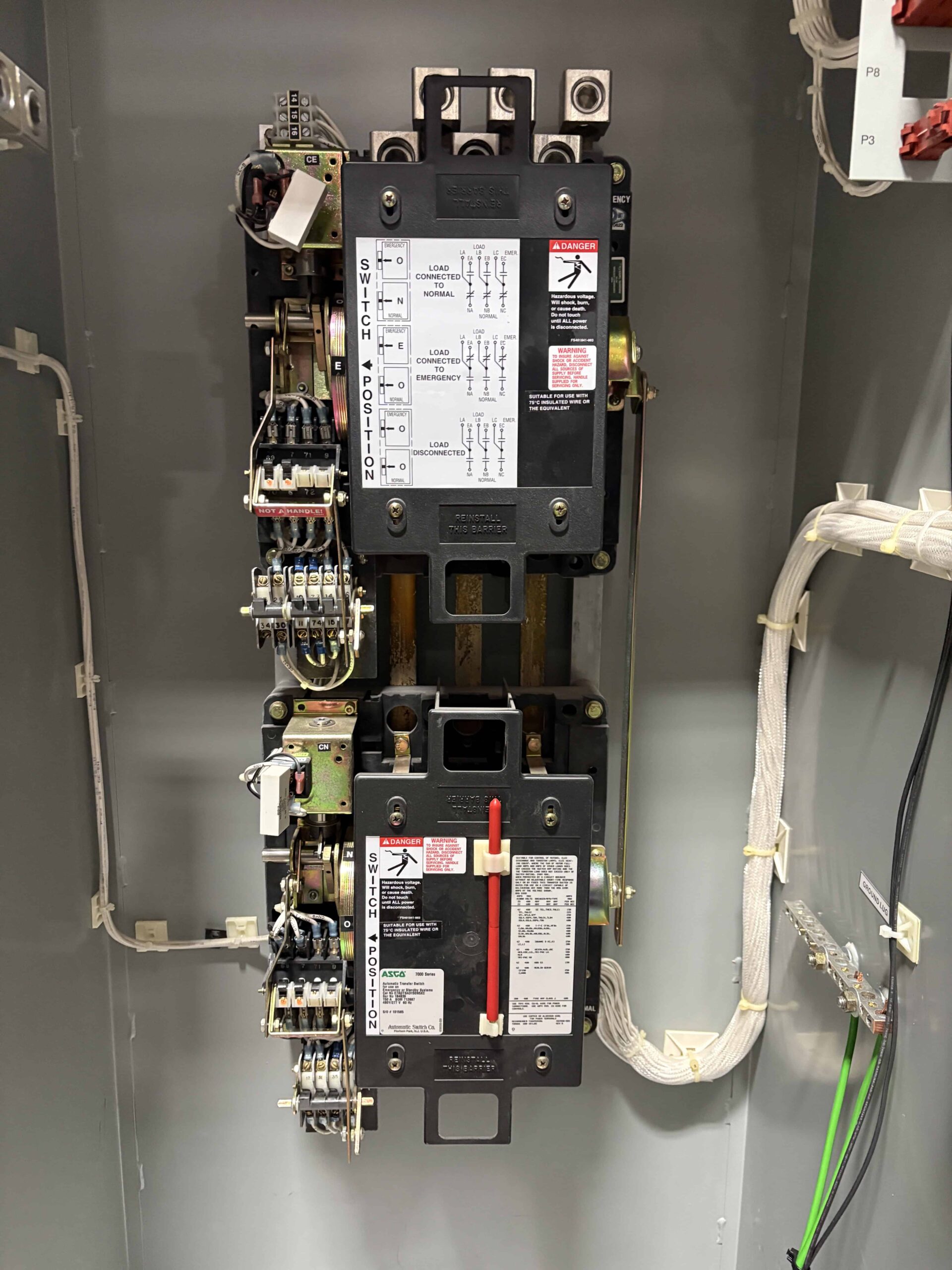 ASCO 7000 Series 150A ATS 7 scaled ASCO 7000 Series 150A 480V Automatic Transfer Switch - Image 3