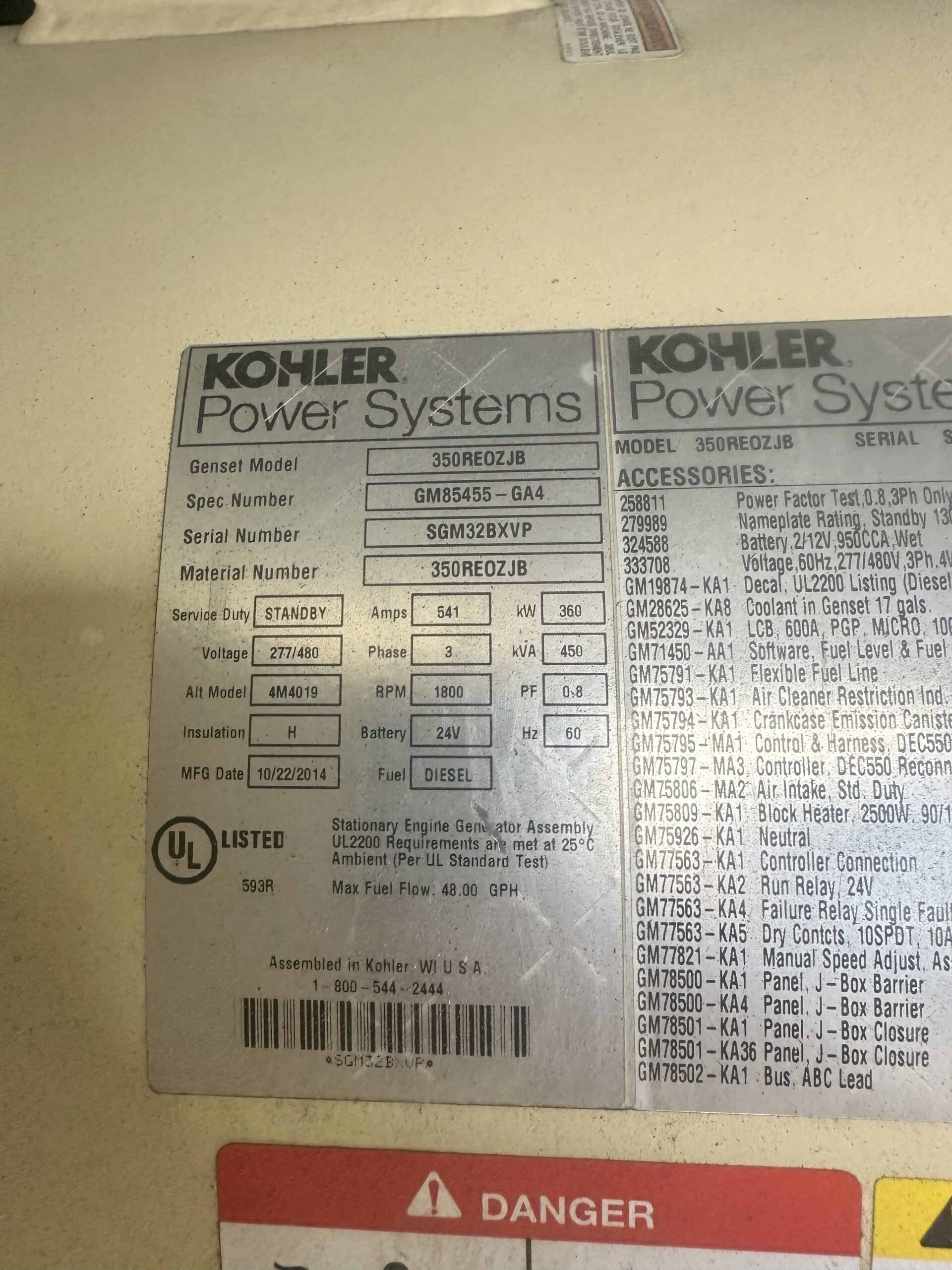 Kohler 350REOZJB 350 kW Diesel Generator Set 1 scaled Kohler 350REOZJB 350 kW Diesel Generator Set - Image 5