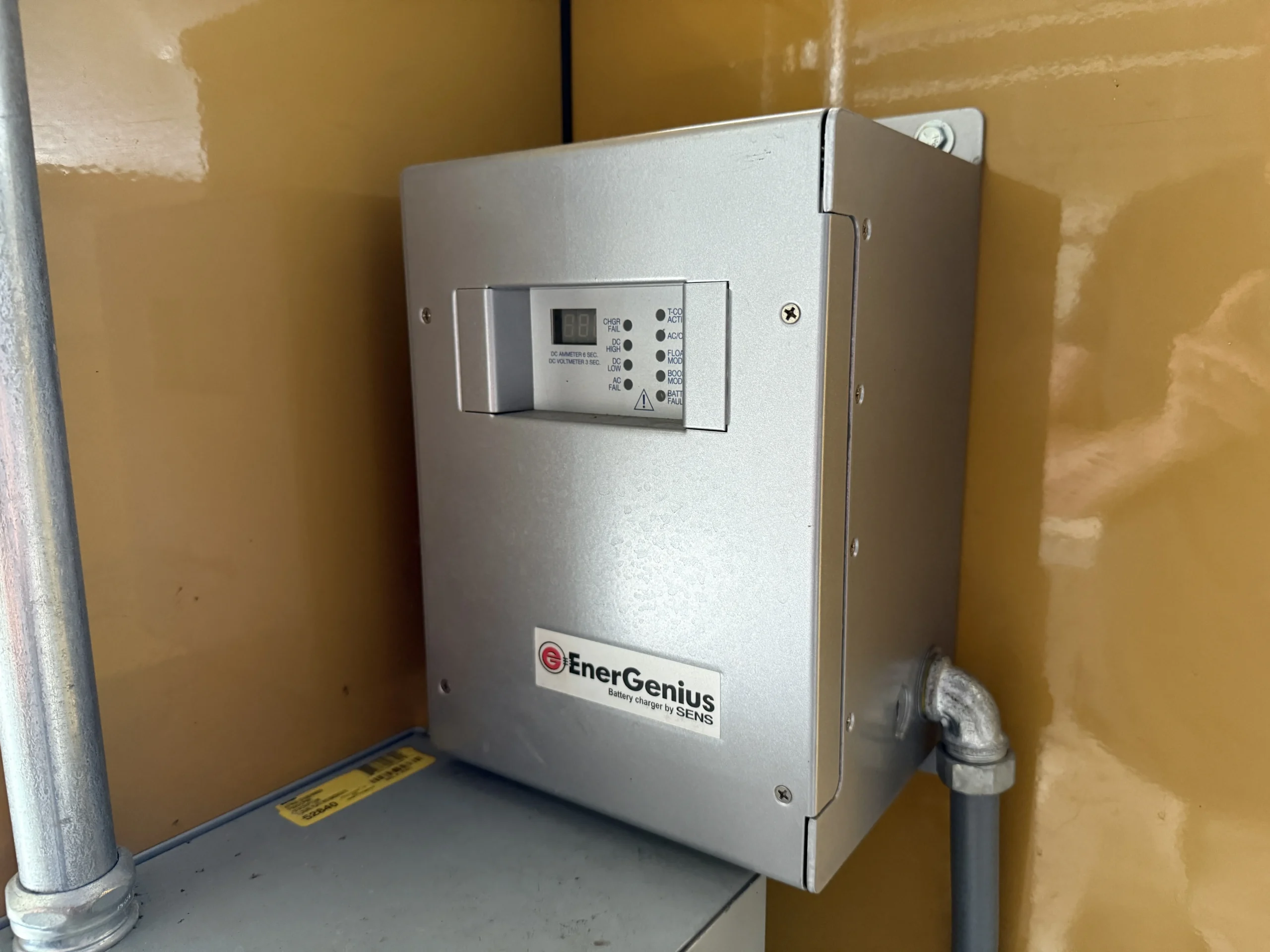 2011 CAT C27 750kW EnerGenius Battery Charger scaled 1 CAT C27 750kW 480V Diesel Generator Set - Image 23