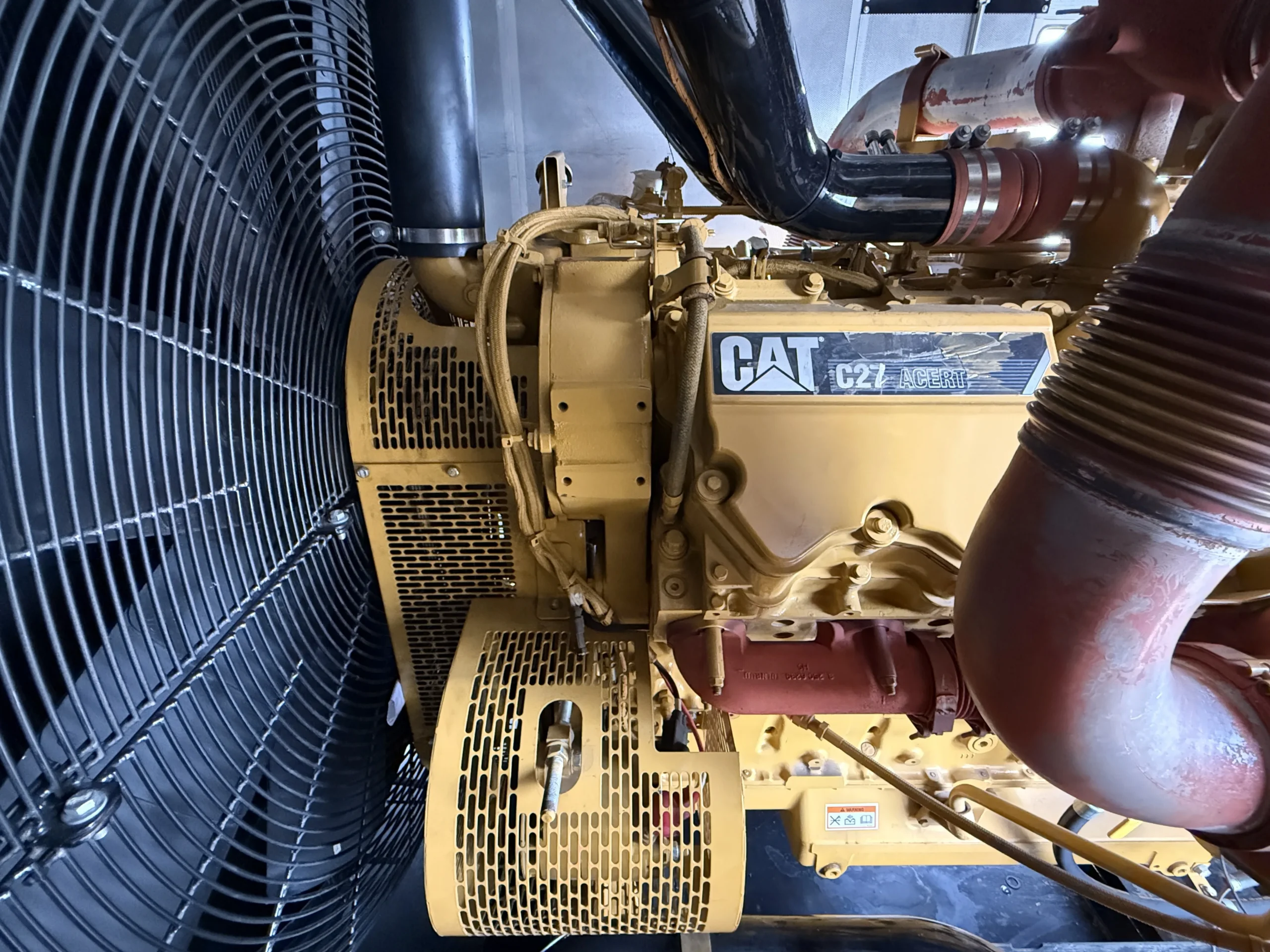 2011 CAT C27 750kW Engine C27 ACERT and Radiator scaled 1 CAT C27 750kW 480V Diesel Generator Set - Image 16