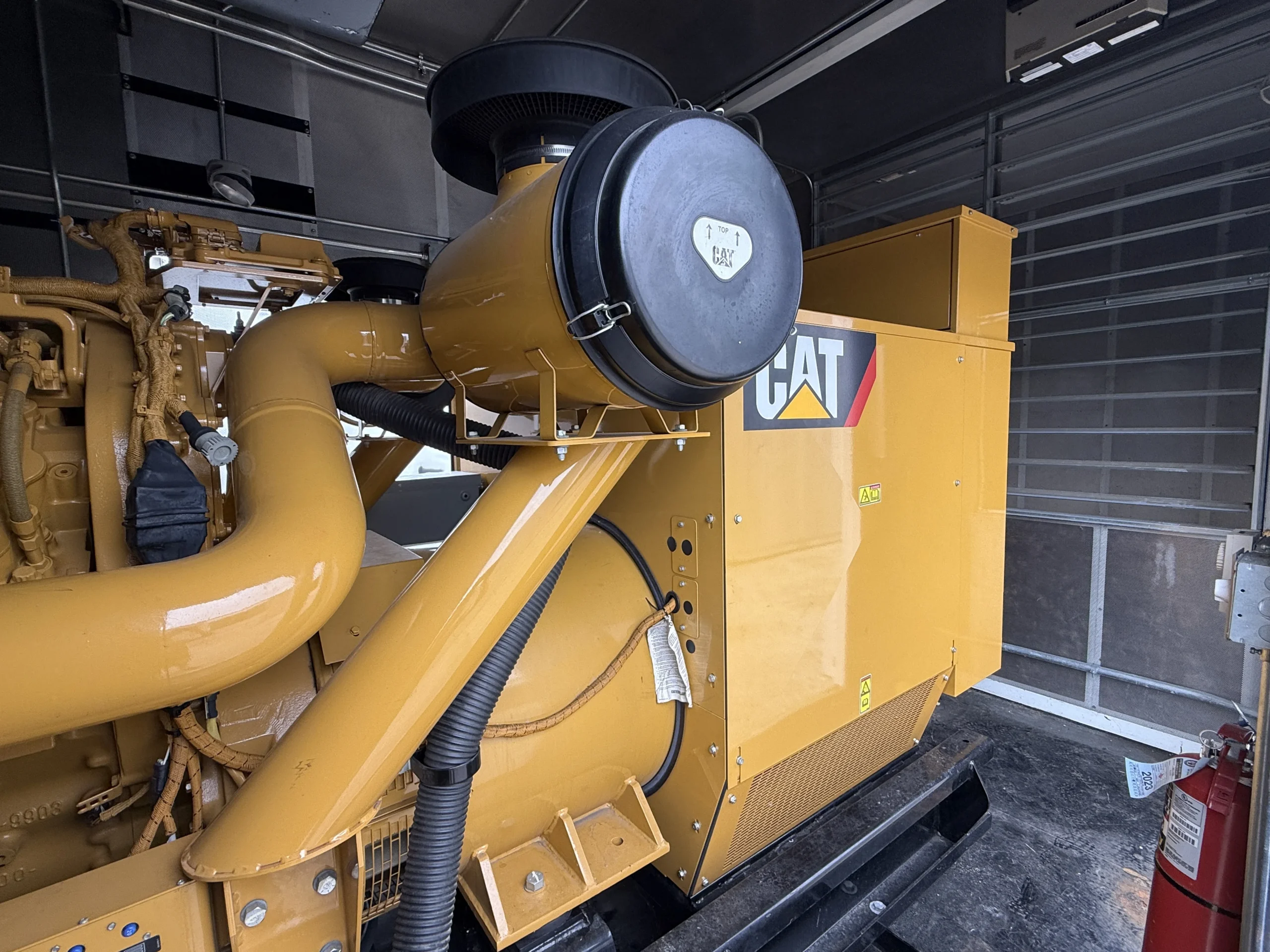 2011 CAT C27 750kW Generator End and Air Cleaner scaled 1 CAT C27 750kW 480V Diesel Generator Set - Image 19