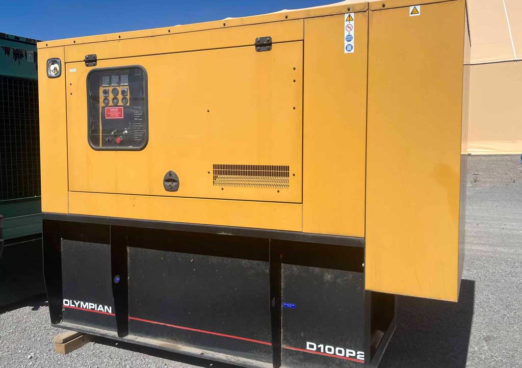 Olympian D100P2 100kW Diesel Generator Set 4 scaled 1