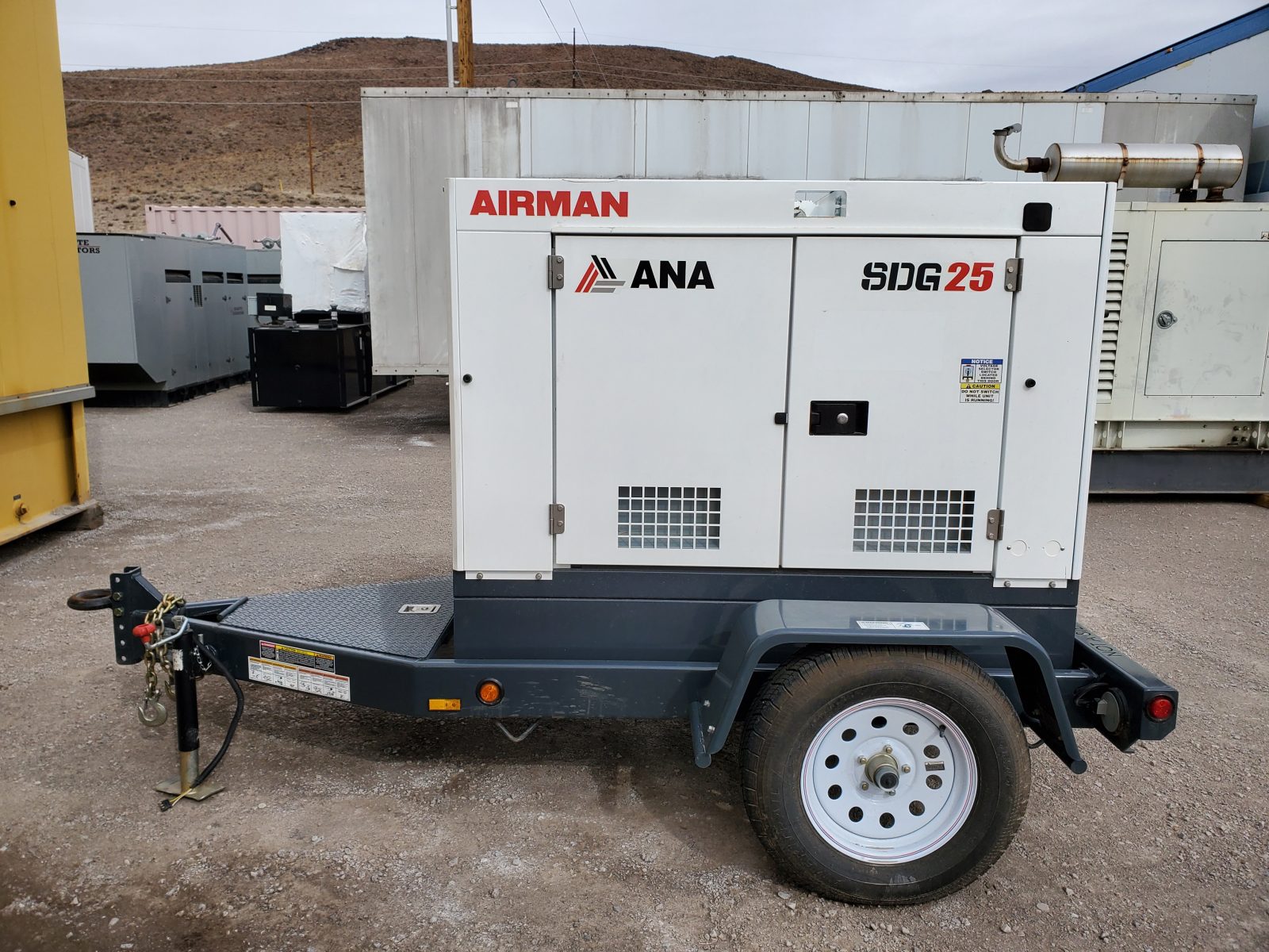 Airman 22kW SDG25 Mobile Diesel Generator Set 25 Hours CI Group