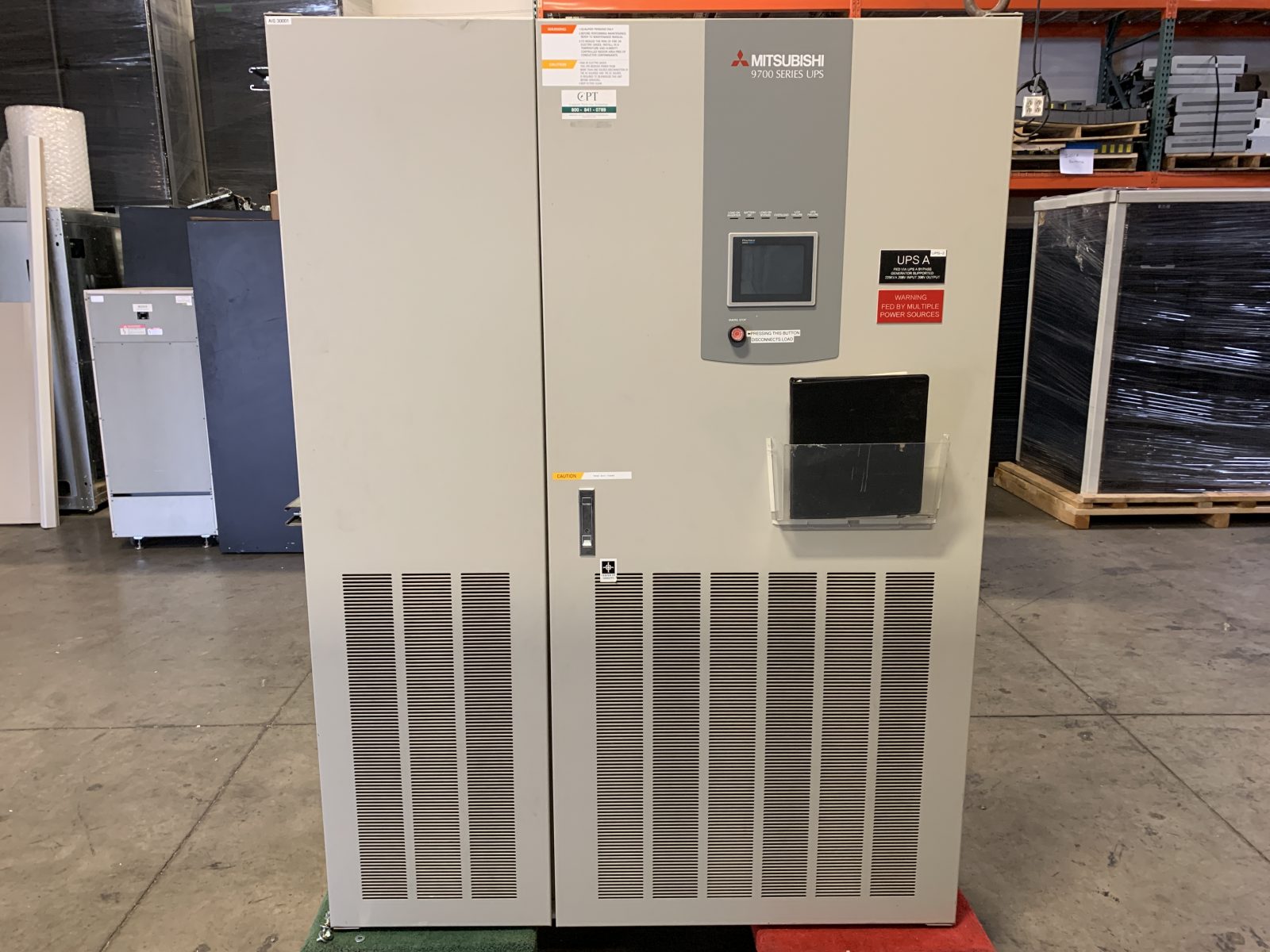 Mitsubishi 9700 Series 225 KVA UPS System CI GroupCI Group Buy, Sell, Rent UPS Systems
