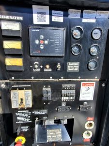 Terex Isuzu T45 Mobile Diesel Generator Set 36kW prime Control Panel